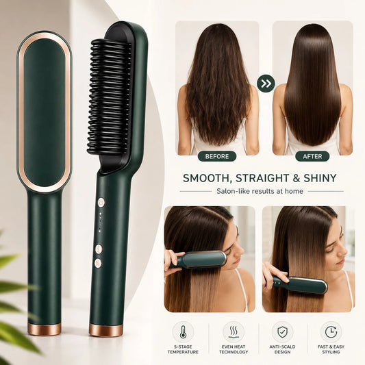 Electric Hair Straightening Brush