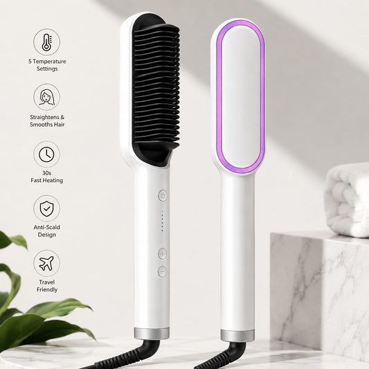 Electric Hair Straightening Brush